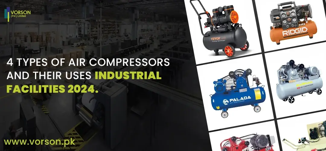 4 Types of Air Compressors and Their Uses industrial facilities 2024